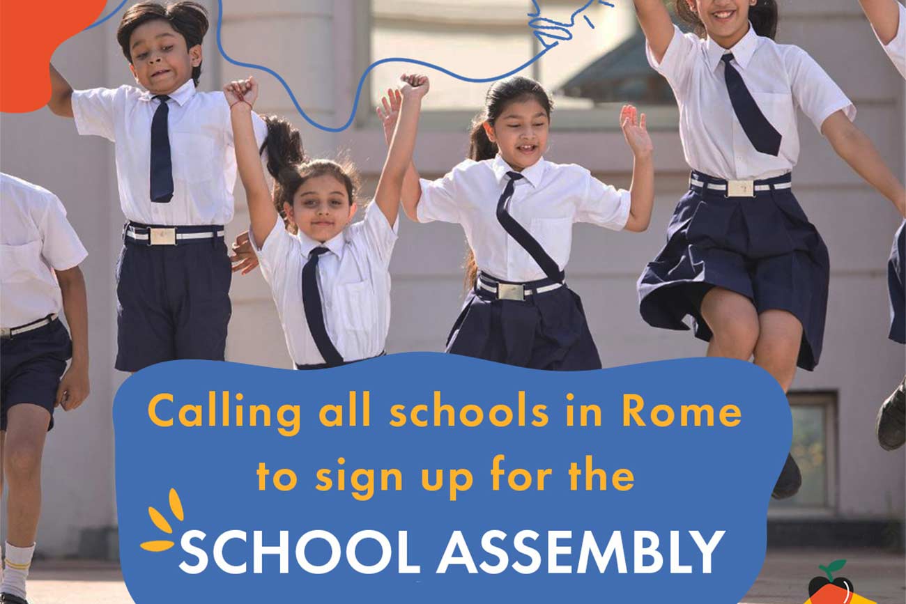 The education track of the WFF in collaboration with YUNGA announce the return of School Assemblies at FAO The education track of the WFF in collaboration with YUNGA announce the return of School Assemblies at FAO