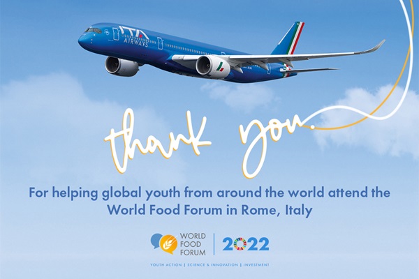 WFF and ITA Airways join hands to fly youth to the flagship event from 17-21 October