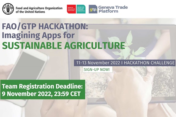 FAO/GTP Hackathon Challenge 2022: Imagining Apps for Sustainable Agriculture